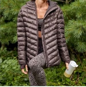 OFFLINE By Aerie Hooded Cheetah Print  Puffer Jacket. Size S